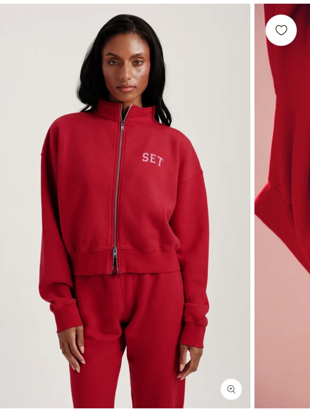NWT SET Active - Funnel Zip - Sonnet - M